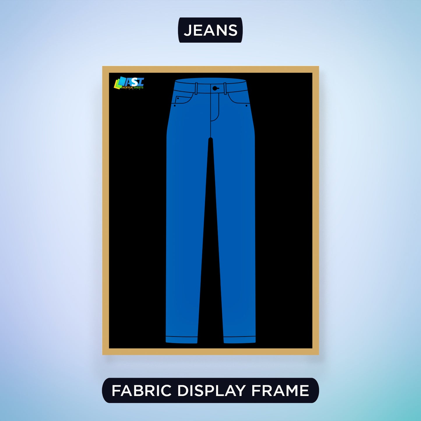 Clothing Projection Frame Tshirt , Jeans