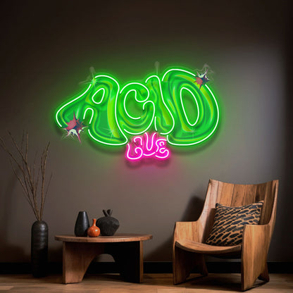 Sour Acid Love Collapse Art LED Neon Sign Light Pop Art