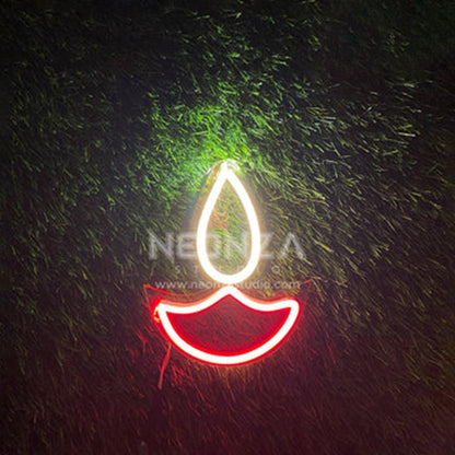 Diwali Diya Neon Sign