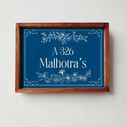 Chaya - Handcrafted Framed Nameplate