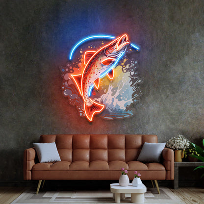 Beautiful Fish Pictures LED Neon Sign Light Pop Art