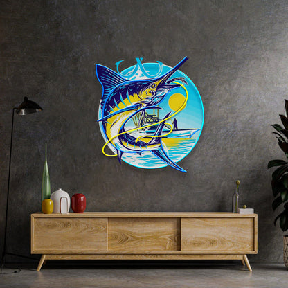 Blend with The Ocean Waves LED Neon Sign Light Pop Art