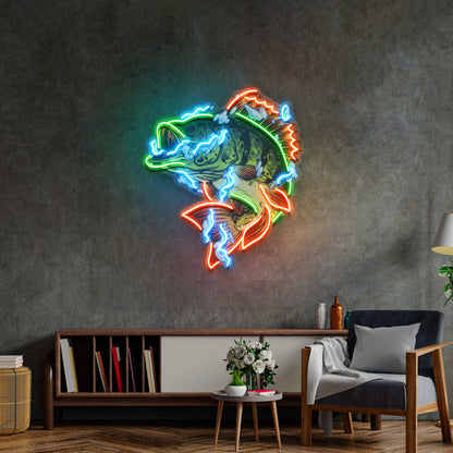 Fish Art LED Neon Sign Light Pop Art