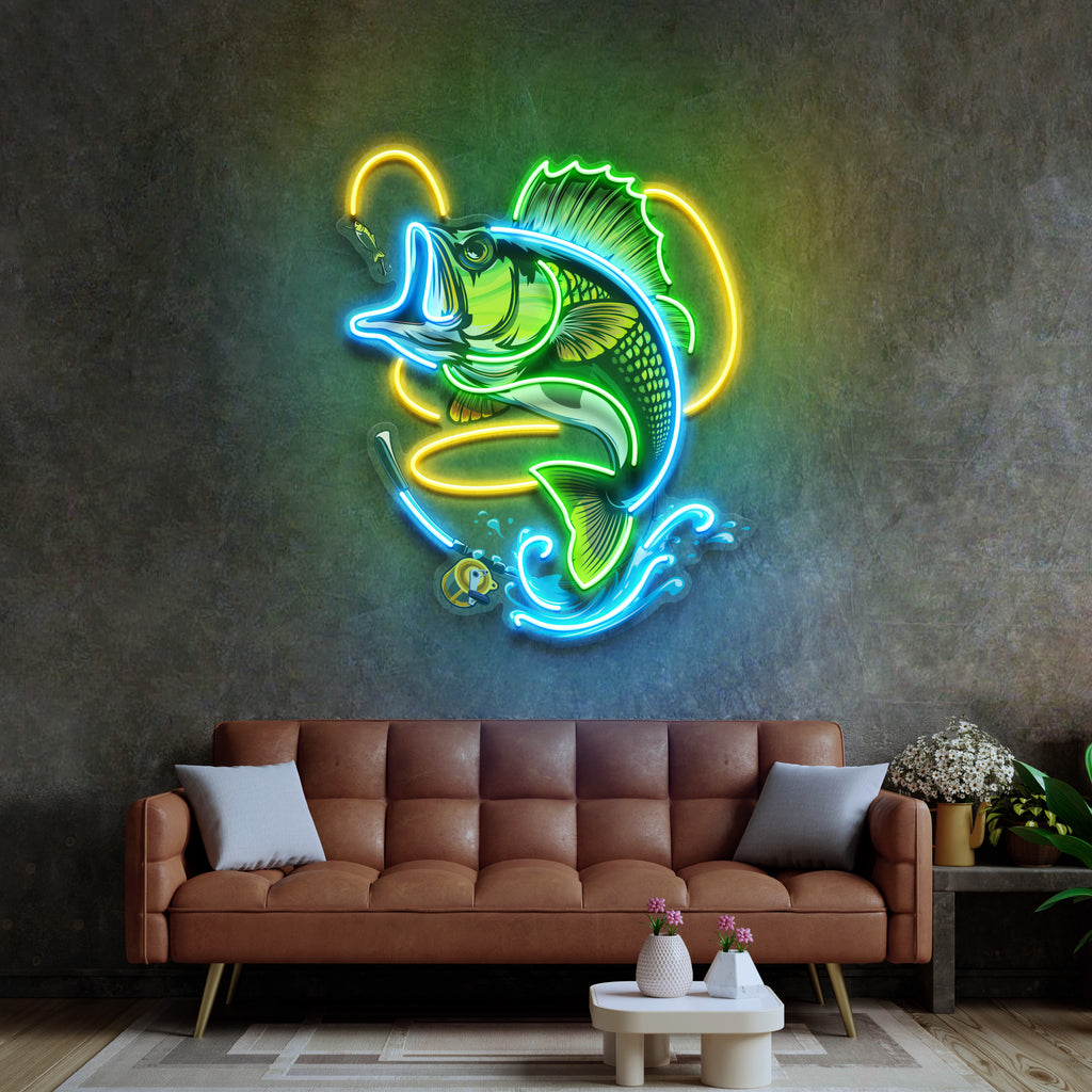 Fishing Easy LED Neon Sign Light Pop Art