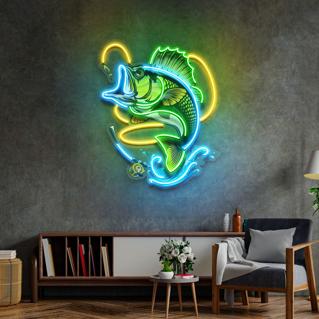 Fishing Easy LED Neon Sign Light Pop Art