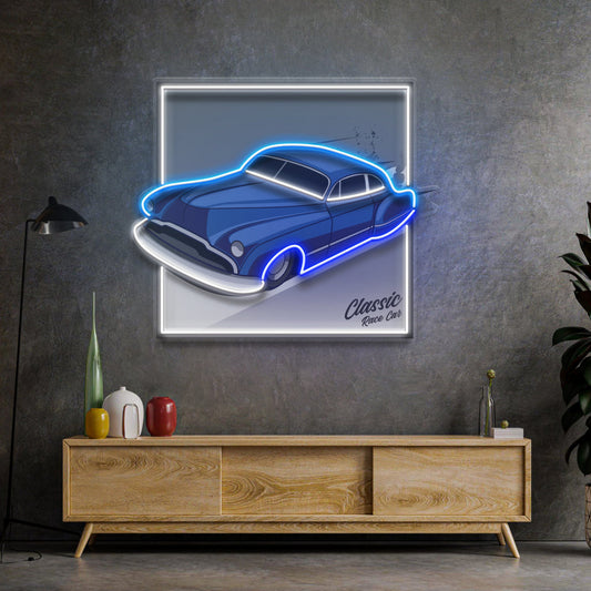 Hot Rod Racer LED Neon Sign Light Pop Art