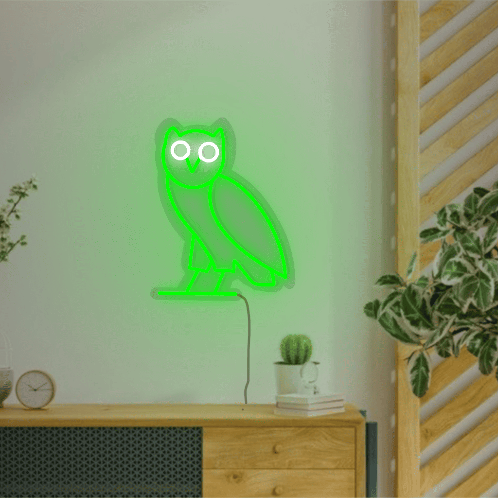 Owl Neon Sign