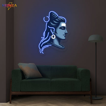 Lord Shiva Neon Sign Artwork