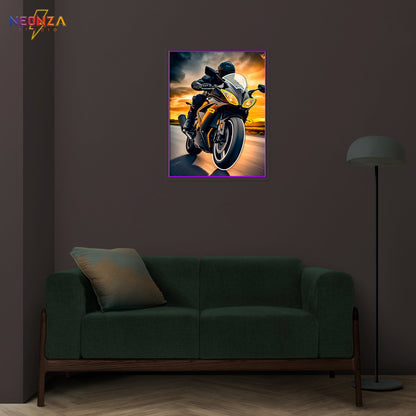 Riding-Cool-Motorcycle Neonsign Artwork