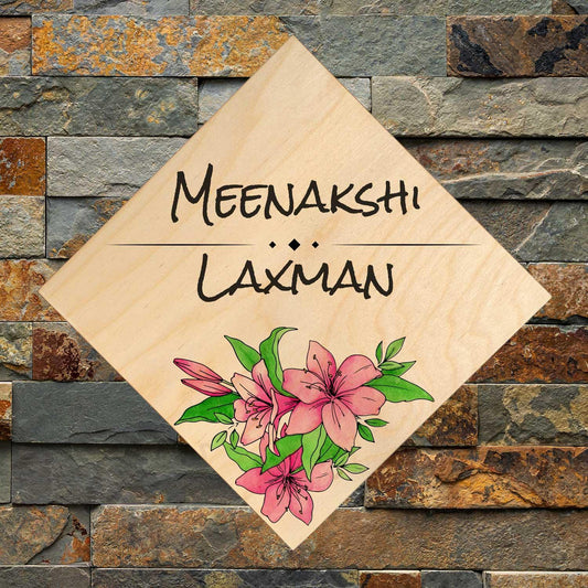 Blush Choice - Wooden Name Plate