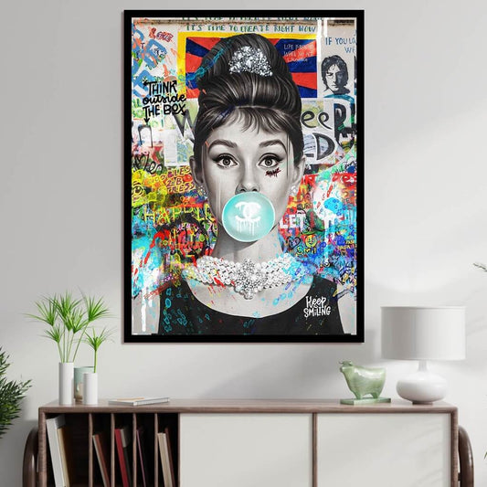 Audrey Hepburn Street Pop