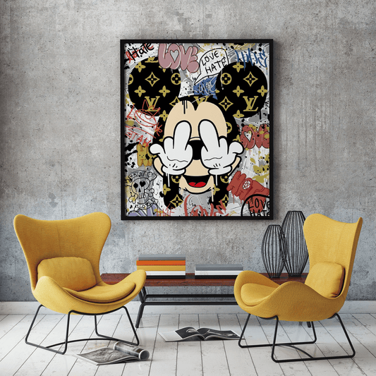 Mickey Mouse X Louis Vuitton Graffiti