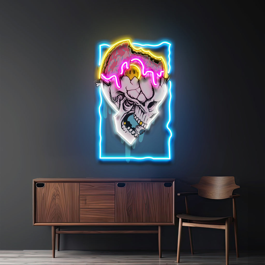 Feeling Skull LED Neon Sign Light Pop Art