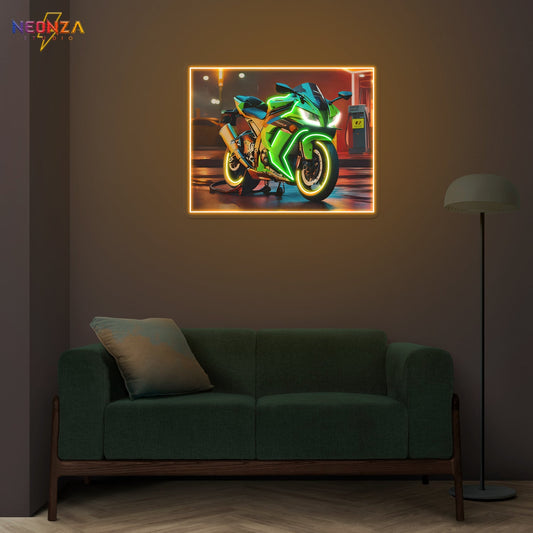 Kawasaki Ninja Bike Neon Sign