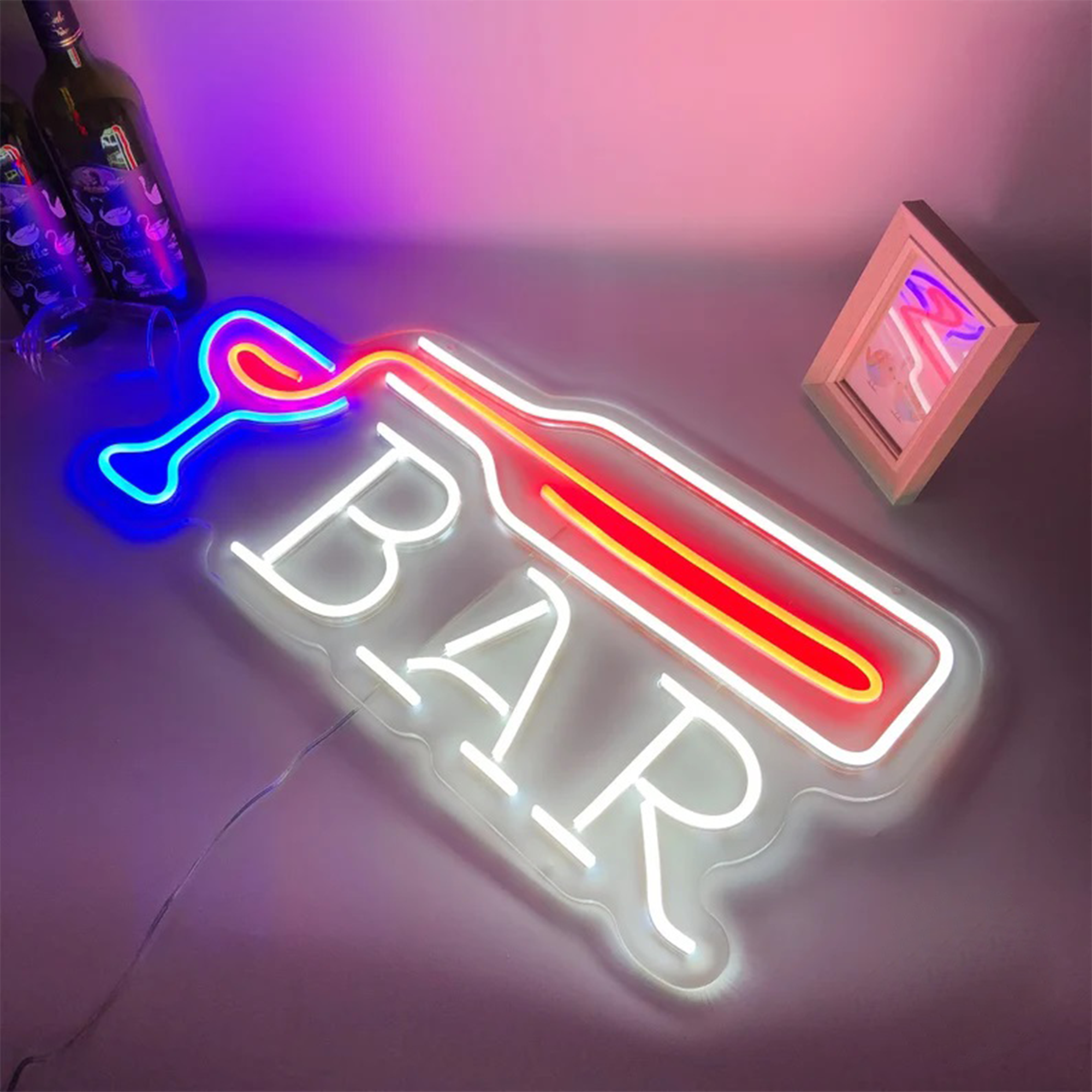 Buy Neon Bar Sign, Beer Signs, Basement Pub Bar Store Signage, Business ...