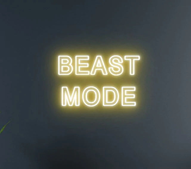 Buy Beast Mode Neon Sign Online India – acrylicsheetsindia