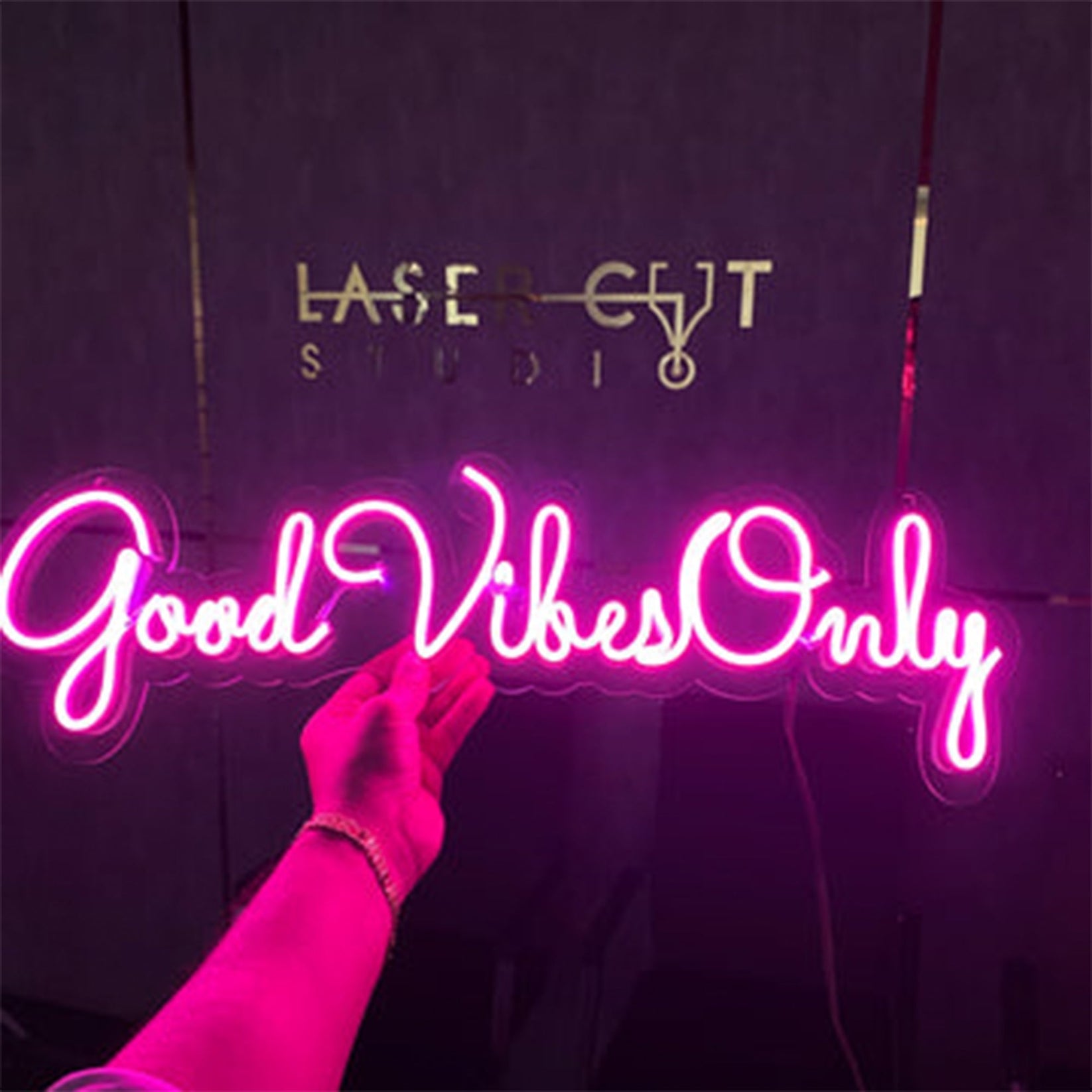 buy-good-vibes-only-neon-sign-online-india-acrylicsheetsindia