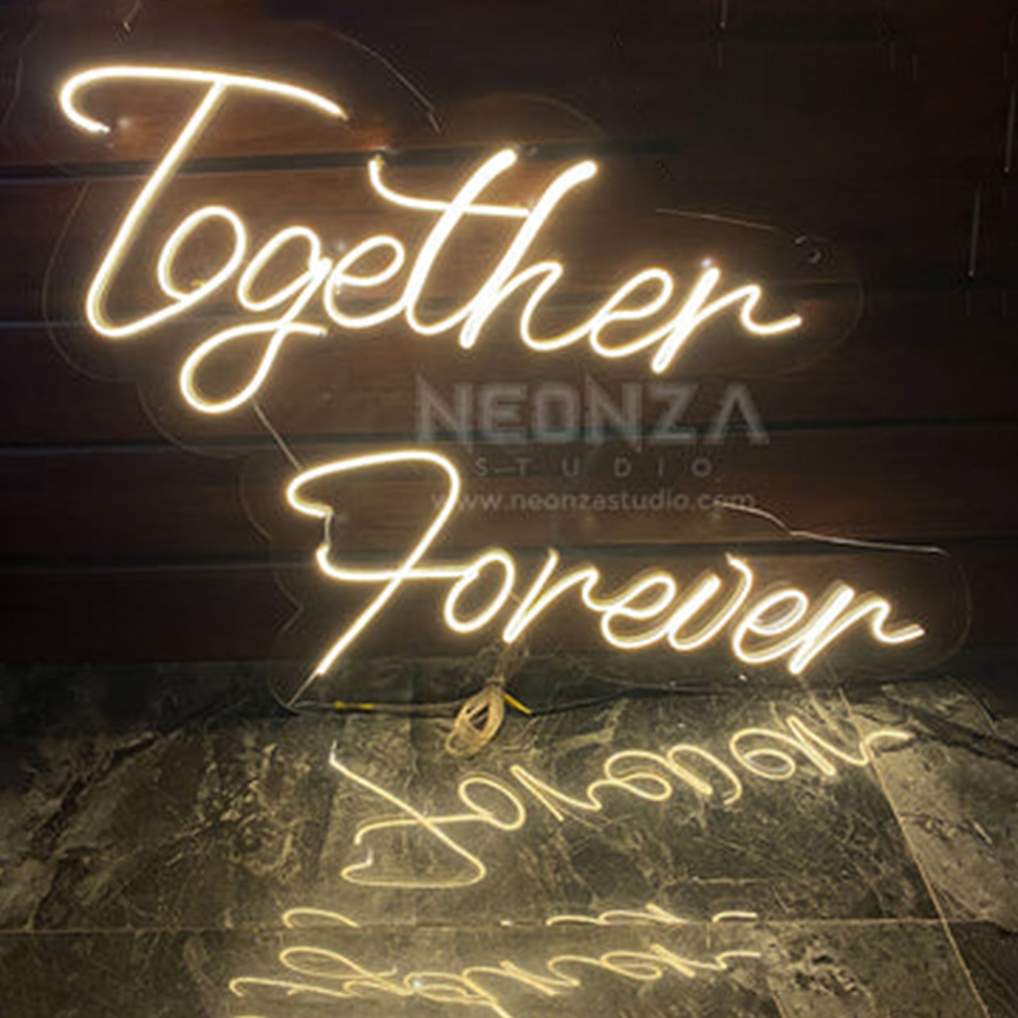 Together Forever Neon Sign Neon LED Light Neonzastudio