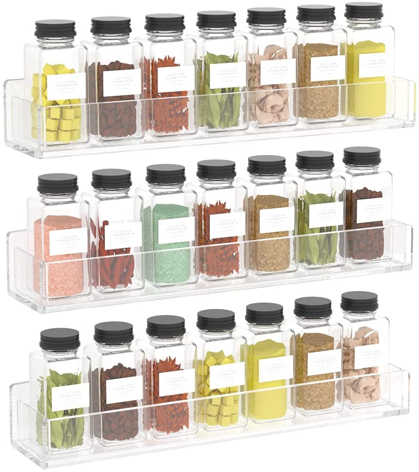 Acrylic spice clearance containers