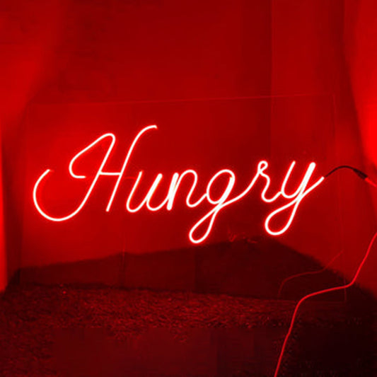 HUNGRY Neon Sign Night Light