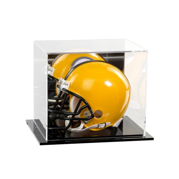 Acrylic Mini Football Helmet Display Case with Mirror Back ...