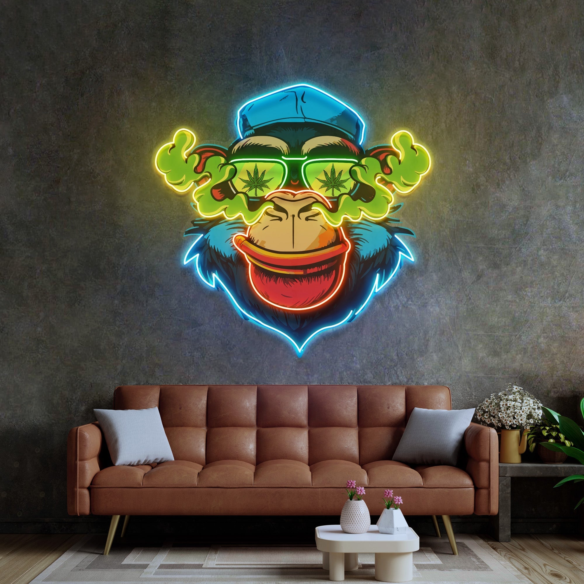 Flamboyant Monkey LED Neon Sign Light Pop Art – acrylicsheetsindia