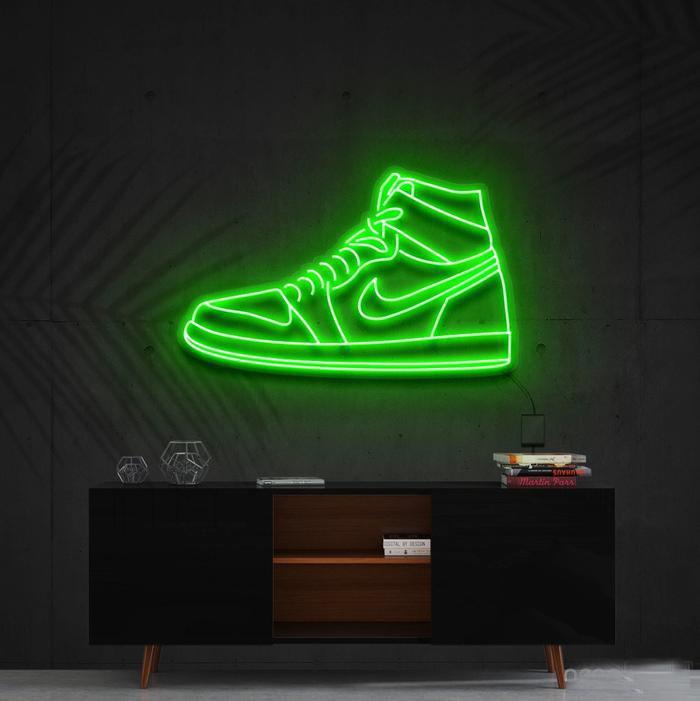 Lime green jordan on sale shoes