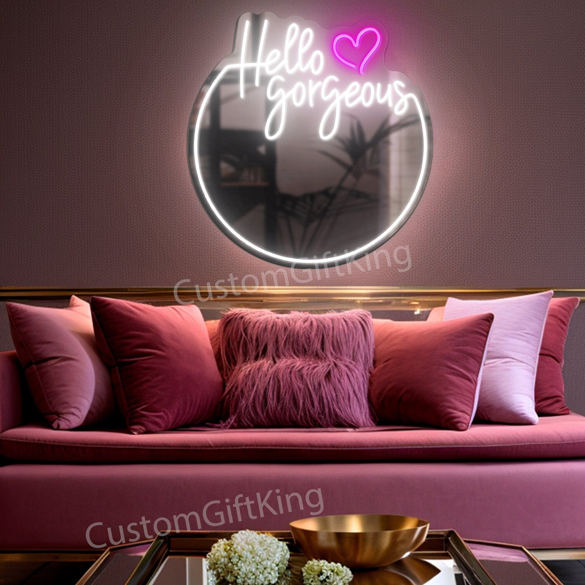 Hello 2024 Gorgeous Neon Signs LED Neon Sign, Custom Neon Sign, Neon Light Sign for Wall, Wedding Neon Sign